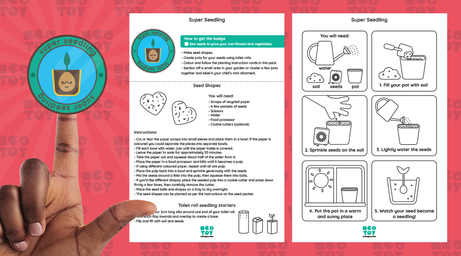 Example of an Eco Kids activity pack